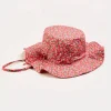 BOY Pepa London Annie Floral Print Beach Hat in Pink (1-8yrs)