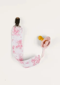 BOY Pepa London Audrey Toile Dummy Clip in Pink