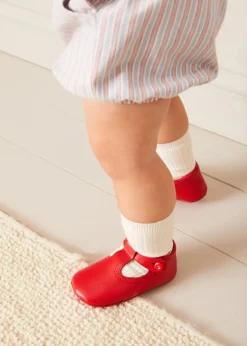 BOY Pepa London Beaufort Striped Button Detail Bloomers in Red (3mths-3yrs)