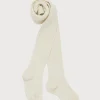 BOY Pepa London Beige Ribbed Tights (0mths-10yrs)