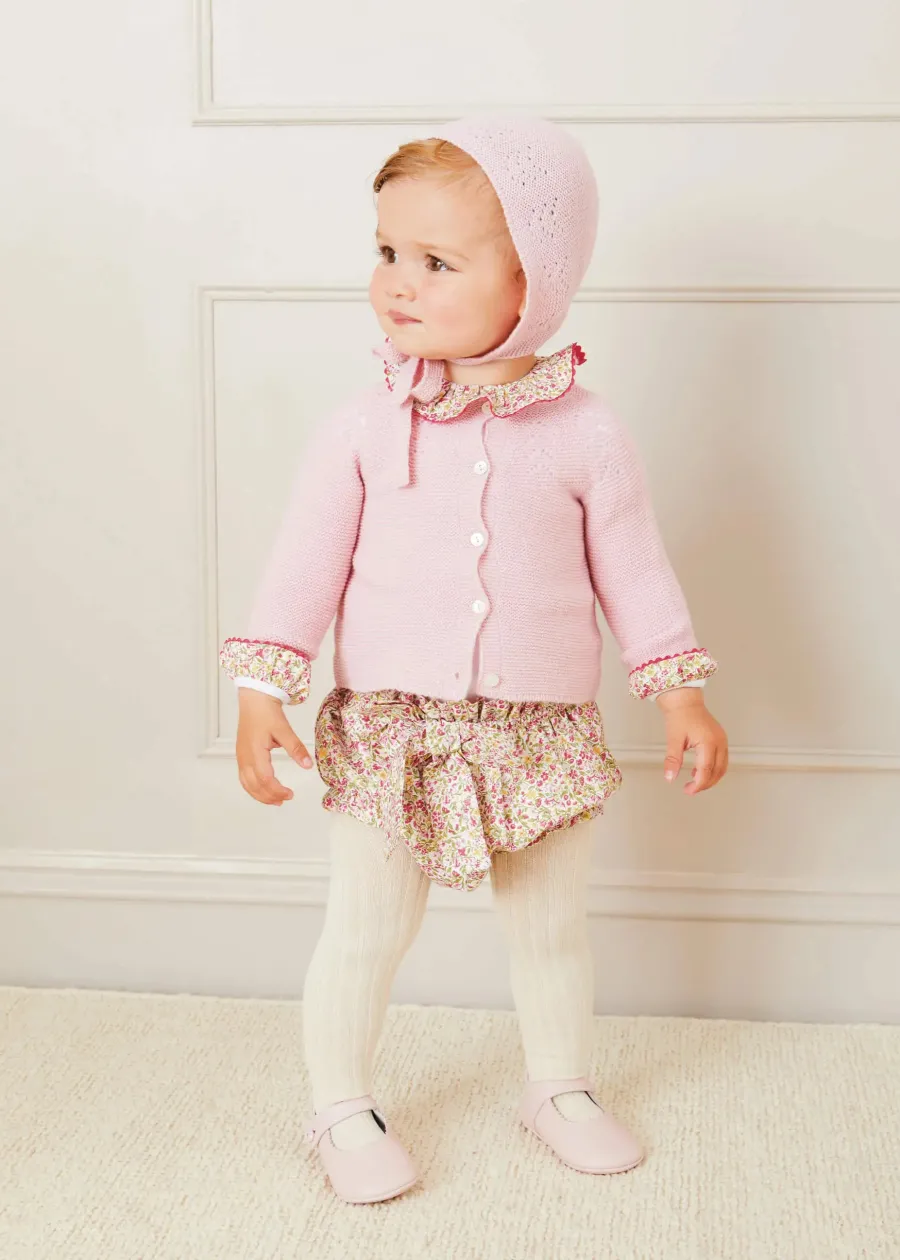 BOY Pepa London Beige Ribbed Tights (0mths-10yrs)