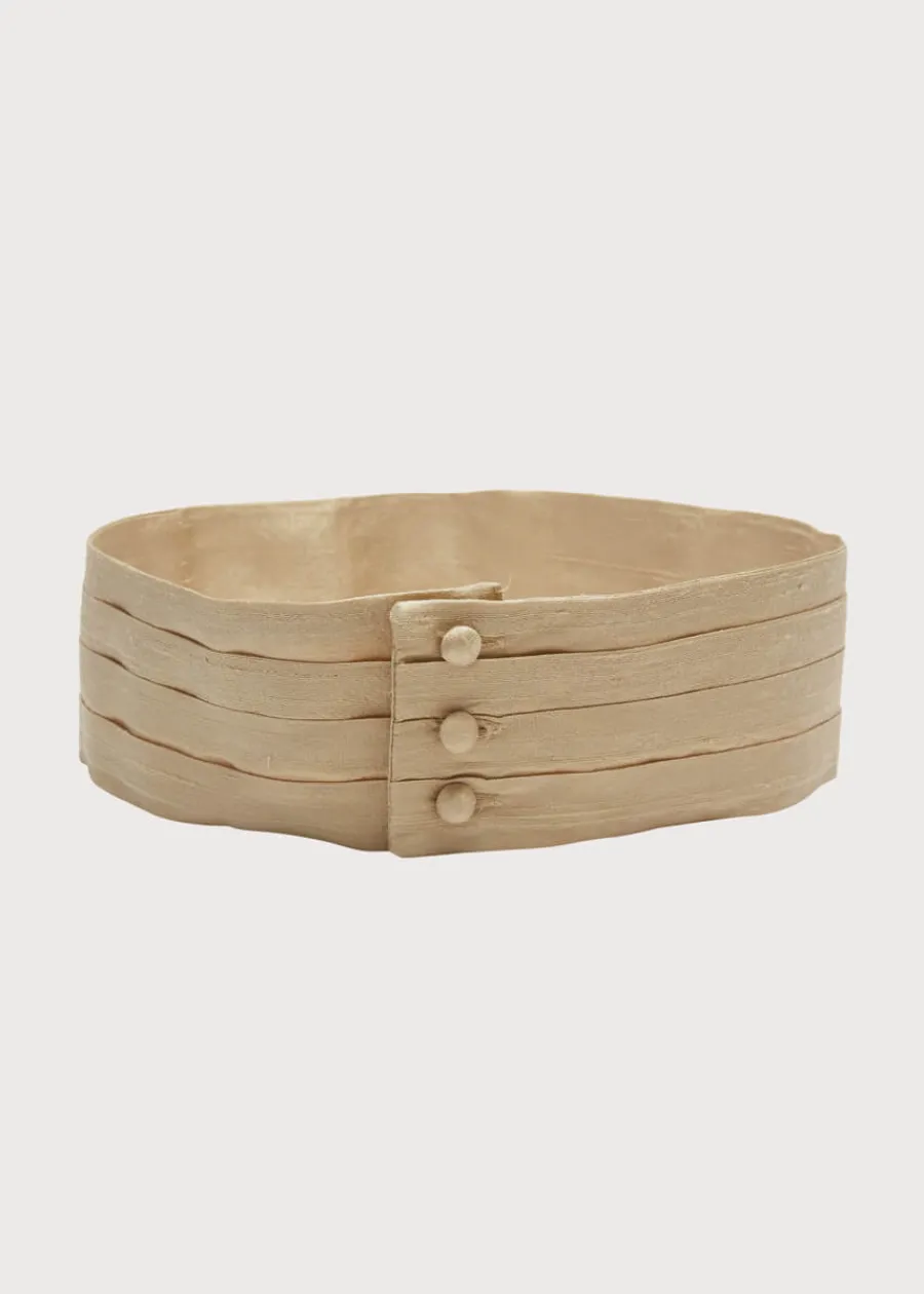 BOY Pepa London Beige Silk Pageboy Cummerbund