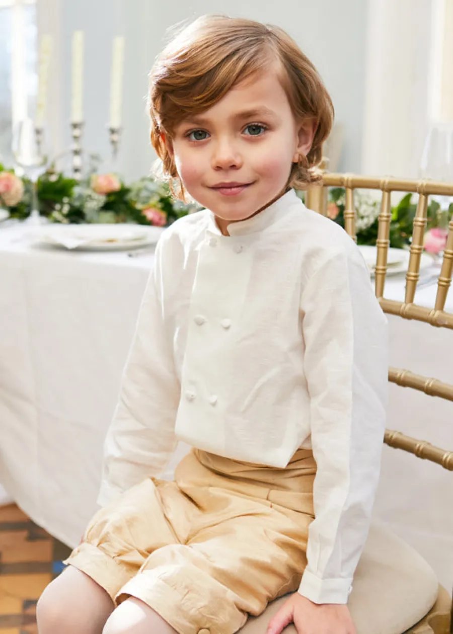 BOY Pepa London Beige Silk Pageboy Knickerbockers (12mths-10yrs)