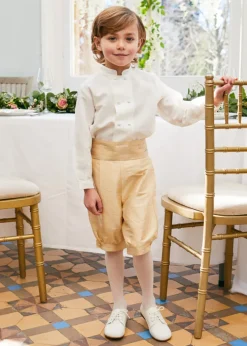 BOY Pepa London Beige Silk Pageboy Knickerbockers (12mths-10yrs)