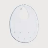 BOY Pepa London Blue Dotted Cotton Bib