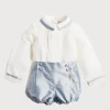 BOY Pepa London Blue Silk Celebration Set (3mths-4yrs)