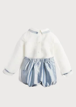 BOY Pepa London Blue Silk Celebration Set (3mths-4yrs)