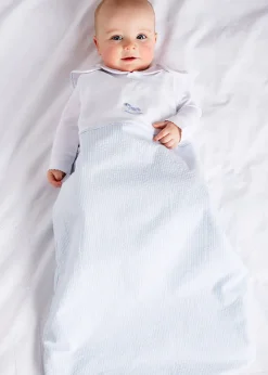 BOY Pepa London Blue Sleeping Bag with Rocking Horse Detail