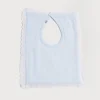 BOY Pepa London Blue Striped Cotton Bib
