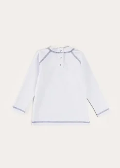 BOY Pepa London Boat Motif Long Sleeve Rashguard in Blue (2-6yrs)