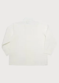 BOY Pepa London Boy's white double-breasted Mandarin collar shirt (12mths-10yrs)
