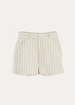 BOY Pepa London Brompton Striped Shorts in Beige (4-10yrs)