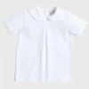 BOY Pepa London Button Detail Cotton Top in White (2-6yrs)