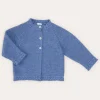 BOY Pepa London Cable Detail Cardigan In French Blue (6mths-3yrs)