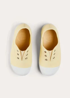 BOY Pepa London Canvas Plimsolls in Cream (20-35EU)