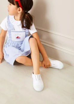 BOY Pepa London Canvas Plimsolls in White (20-34EU)
