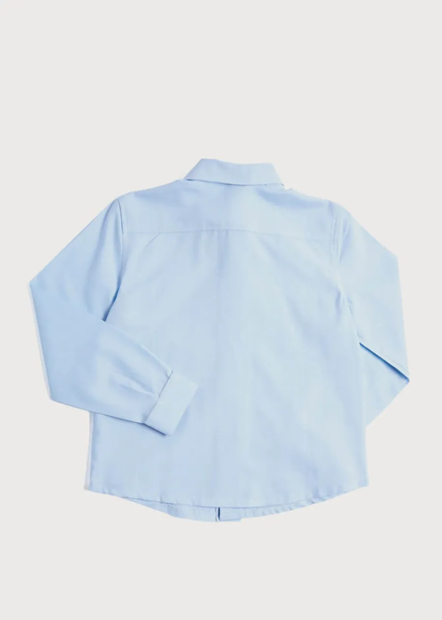 BOY Pepa London Classic Blue Cotton Oxford Shirt (4-10yrs)