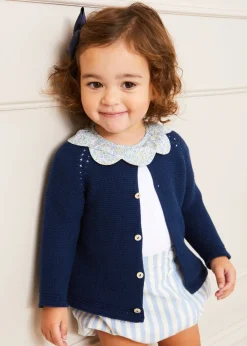 BOY Pepa London Classic Striped Bloomer in Sky Blue (3mths-3yrs)