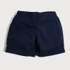 BOY Pepa London Classic Turn-up Hem Cotton Shorts in Navy (12mths-4yrs)