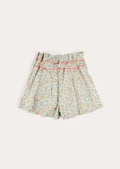 Pepa London Cordelia Floral Shorts in Pink Made with Liberty Fabric (4-10yrs)