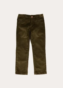 BOY Pepa London Corduroy Five Pocket Trousers in Green (4-10yrs)