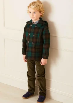 BOY Pepa London Corduroy Five Pocket Trousers in Green (4-10yrs)