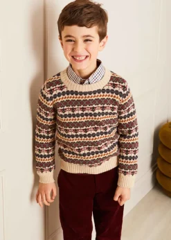 BOY Pepa London Corduroy Five Pocket Trousers in Burgundy (4-10yrs)