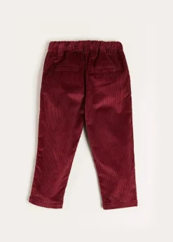 BOY Pepa London Corduroy Trousers in Burgundy (18mths-5yrs)