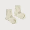 BOY Pepa London Cotton Short Socks Cream (0mths-10yrs)