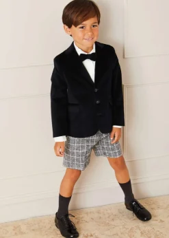 BOY Pepa London Dark Grey Ribbed Knee-High Socks (3mths-8yrs)