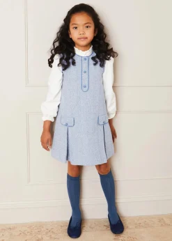 BOY Pepa London Denim Ribbed Knee-High Socks (3mths-10yrs)