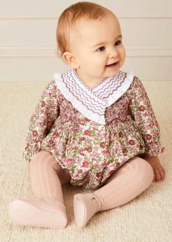 BOY Pepa London Dusky Pink Ribbed Tights (0mths-10yrs)