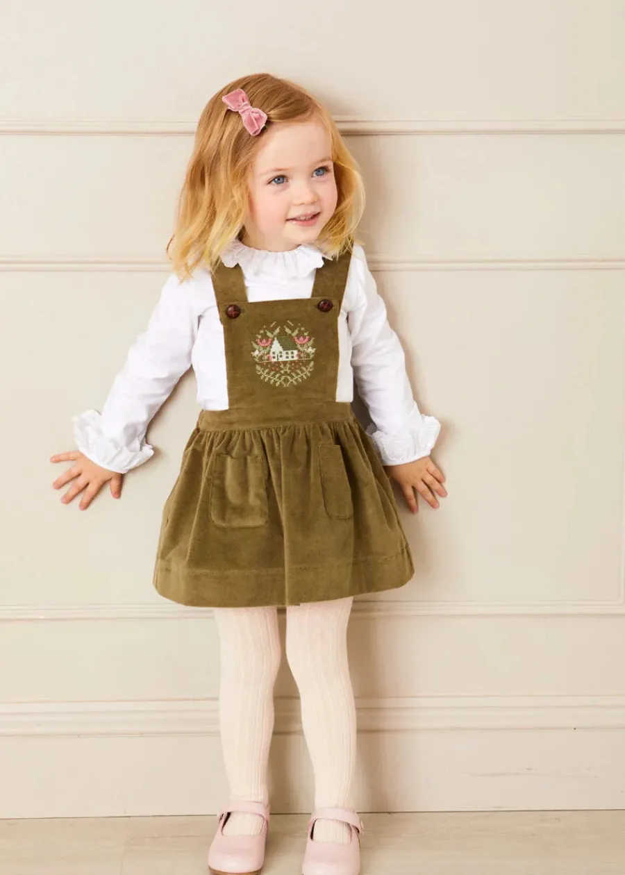 BOY Pepa London Dusky Pink Ribbed Tights (0mths-10yrs)