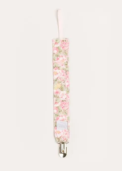 Pepa London Eloise Floral Print Clip Dummy in Pink