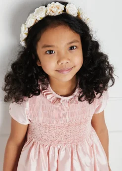 BOY Pepa London Faux Flower Pearl Detail Crown With Ivory Flower