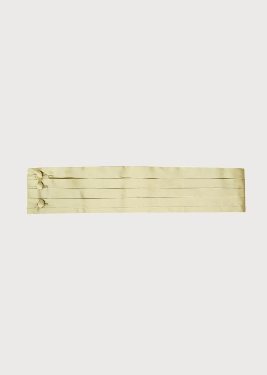 BOY Pepa London Green Silk Pageboy Cummerbund