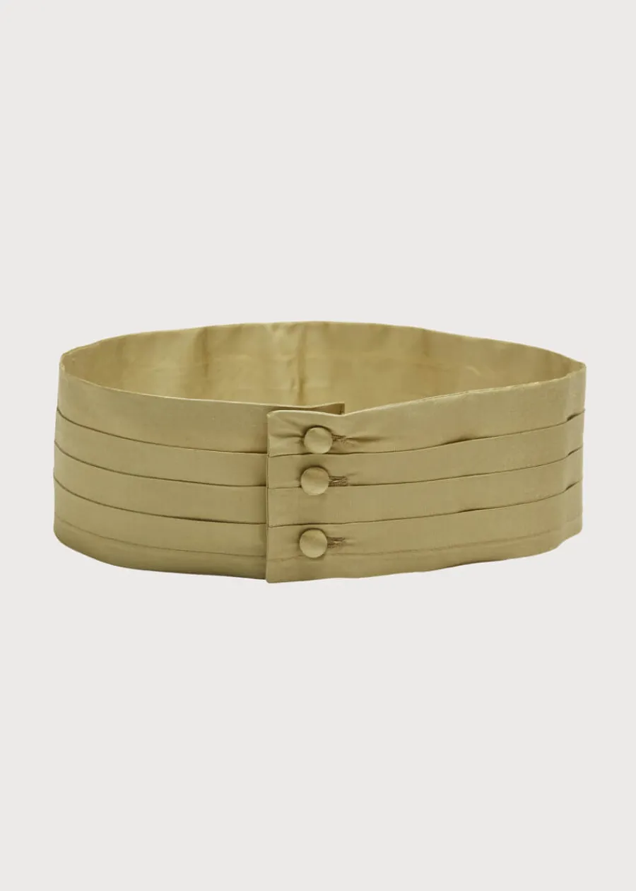 BOY Pepa London Green Silk Pageboy Cummerbund