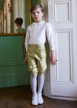 BOY Pepa London Green Silk Pageboy Knickerbockers (12mths-10yrs)