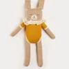 BOY Pepa London Knitted Bunny Toy in Brown