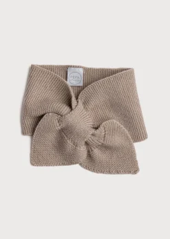 BOY Pepa London Knitted Merino Wool Winter Scarf in Oatmeal (S-L)
