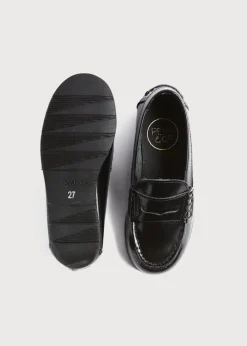 BOY Pepa London Leather Black Moccasins (26-32EU)