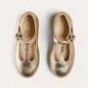 Pepa London Leather Charlotte Shoes in Gold (24-35EU)