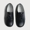 BOY Pepa London Leather Lace-Up Navy Shoes (20-34EU)