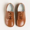 BOY Pepa London Leather Lace-Up Shoes in Brown (20-34EU)