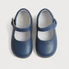 Pepa London Leather Mary Jane Baby Shoes in French Blue (20-26EU)