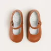 Pepa London Leather Mary Jane Baby Shoes in Brown (20-26EU)