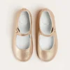 Pepa London Leather Mary Jane Shoes in Gold (24-34EU)