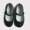 Pepa London Leather Mary Jane Shoes in Navy (24-35EU)