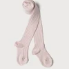 BOY Pepa London Light Pink Ribbed Tights (0mths-10yrs)