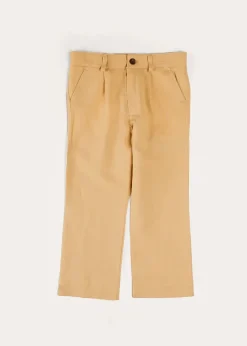 BOY Pepa London Linen Suit Trousers in Beige (4-10yrs)